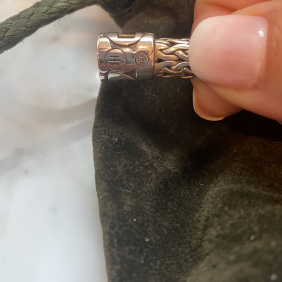 John Hardy black sapphire kali sterling silver bracelet - Picture 3 of 4